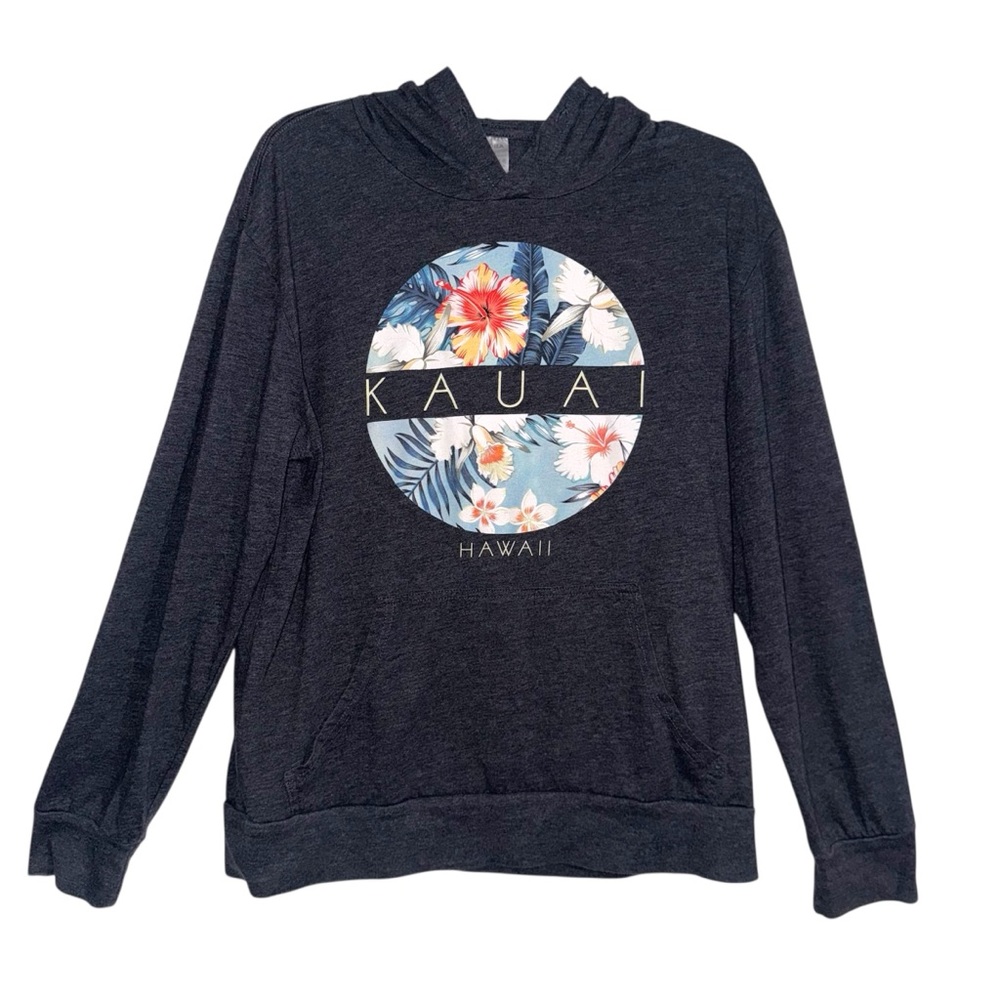 Aloha Light Sweatshirt Darker Gray Woman Size Large